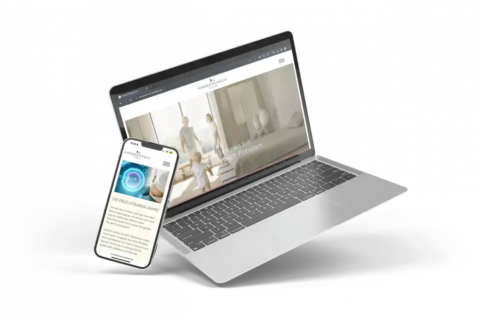 Kinderwunsch Potsdam MacBook and Phone Preview | Hetz Enterprises