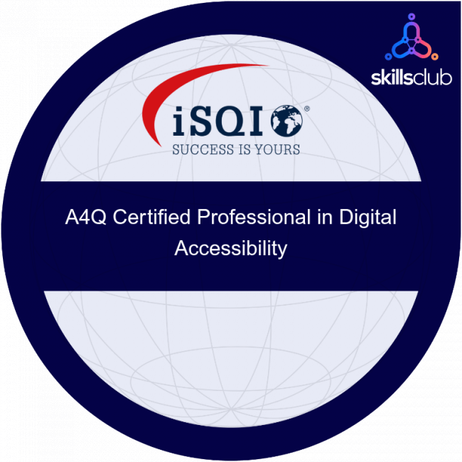 A4Q Certified Professional in Digital Accessibility Zertifikat