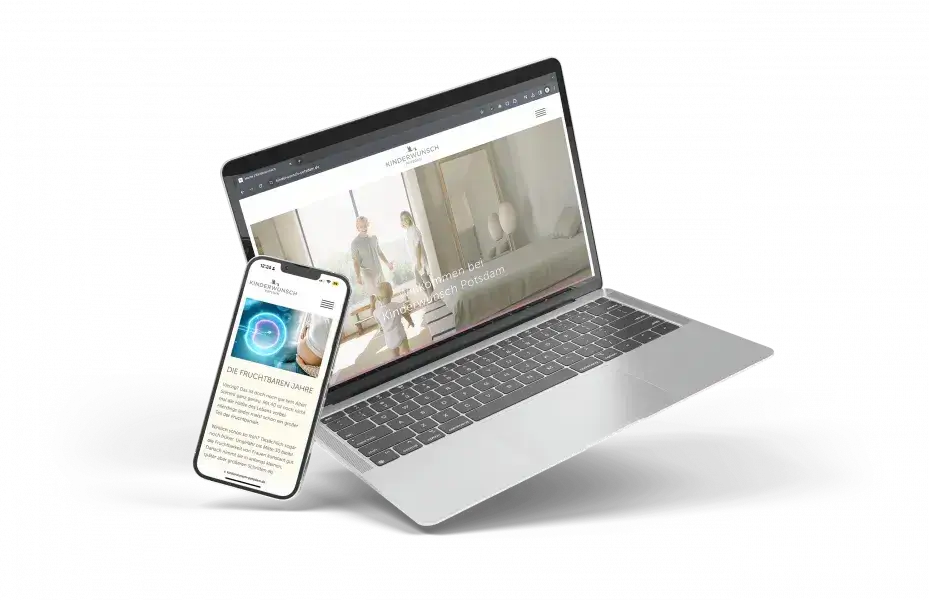Kinderwunsch Potsdam MacBook and Phone Preview | Hetz Enterprises